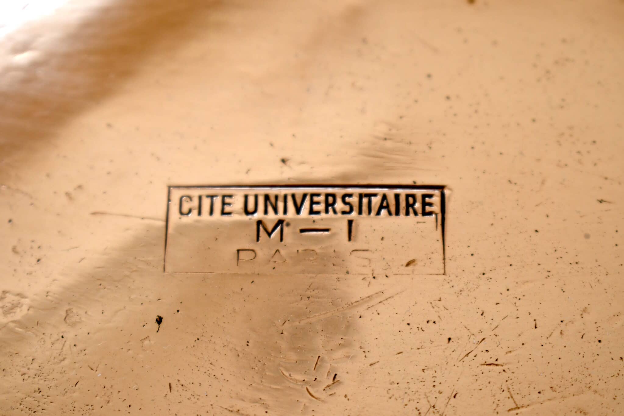 36cm Dehillerin stewpot "Cité Universitaire de Paris"